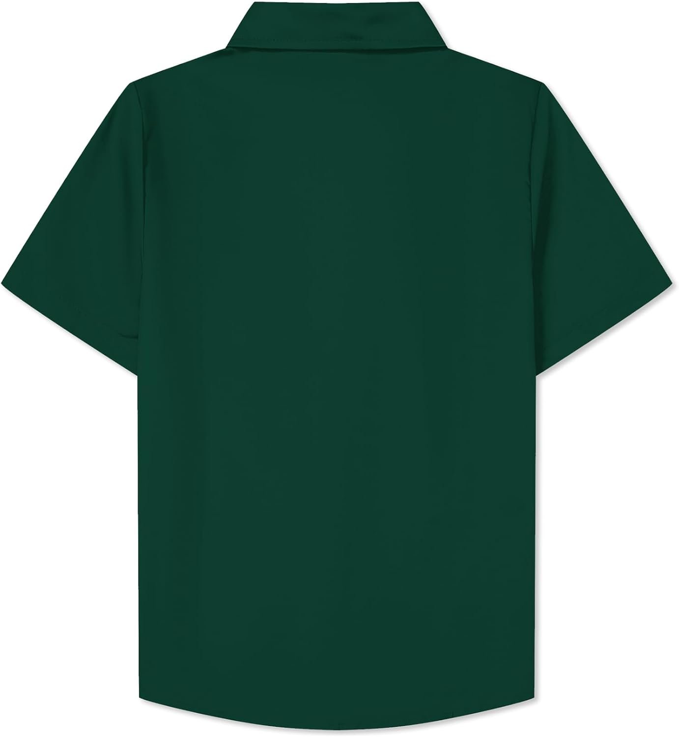 Mens & Boys Cotton Short Sleeve Casual Button Down Shirts, 12 Months - Men 2XL - Image 2