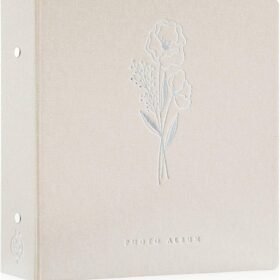 Photo Album 4x6 600 Pockets Photos, Linen Cover Large Picture Albums Holds 600 Horizontal and Vertical Photos Beige
