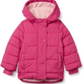 Amazon  Girls and Toddlers' Heavyweight Hooded Puffer Coat, Water-Resistant