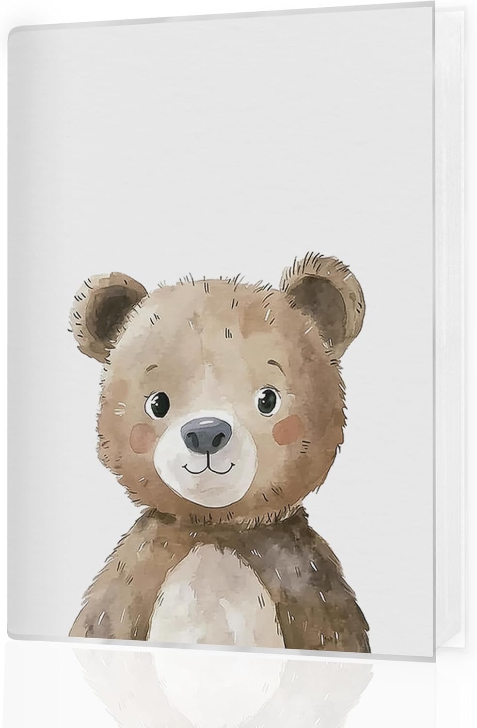 Kids Photo Album 4x6 Hold 36 Photos, Bear Lovers Gifts, Cute Brown Bear Girls Boys Toddler Small Photo Album Picture Memory Book Keepsake for Baby Shower Newborns Family