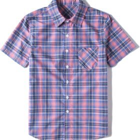 Boys' Short Sleeve Button Down Woven Shirt